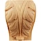 Ekena Millwork 4 1/2"W x 3 3/4"D x 7"H Extra Large Acanthus Leaf Block Corbel, Red Oak CORW05X04X07BARO - alternate 4